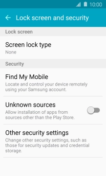 Press the Home key to return to the home screen.