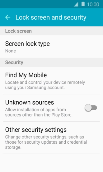 Press the Home key to return to the home screen.