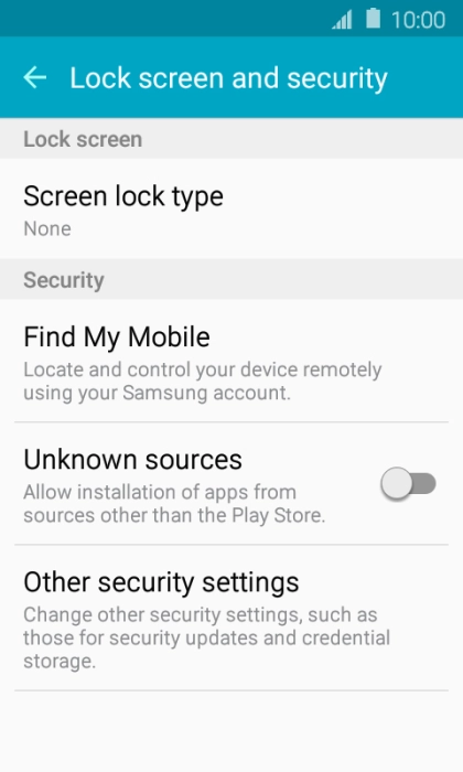Press the Home key to return to the home screen.