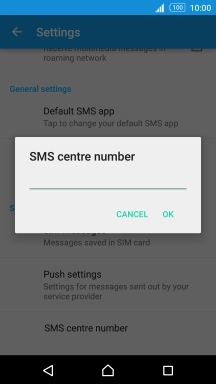 Key in +35387699989 and press OK.
