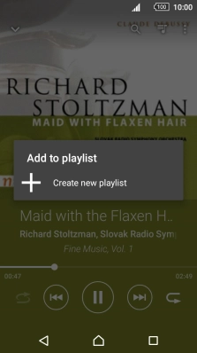 Press Create new playlist.