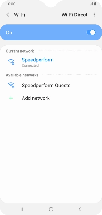 Press the Home key to return to the home screen.