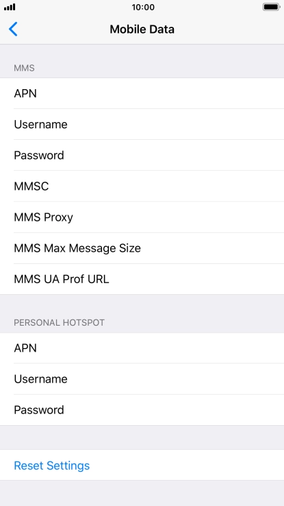 Press APN and key in mms.vodafone.net.
