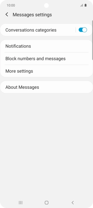 Press More settings.