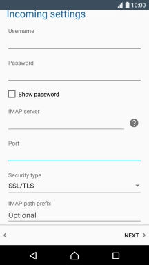 Press the drop down list below 