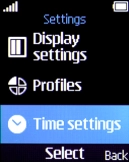 Select Time settings.