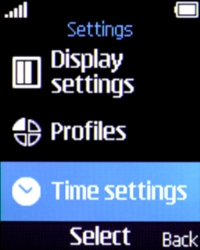 Select Time settings.
