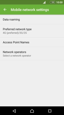 Press Access Point Names.