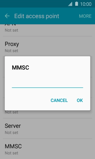 Key in http://www.vodafone.ie/mms and press OK.