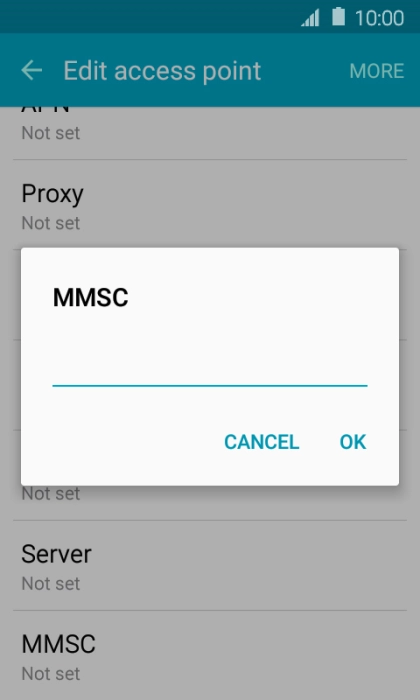 Key in http://www.vodafone.ie/mms and press OK.