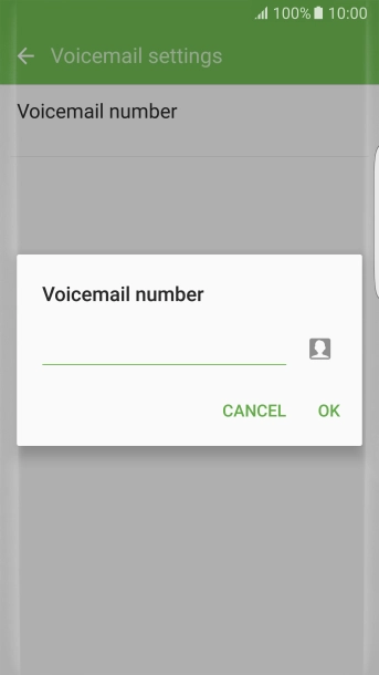 Key in (prefix) 5 (your phone number) and press OK.