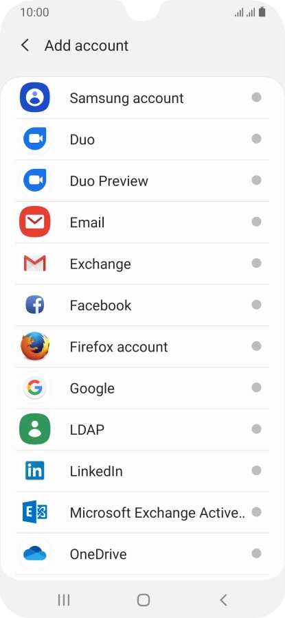 Press Google.