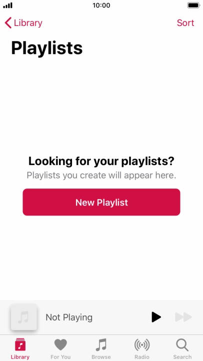 Press New Playlist.