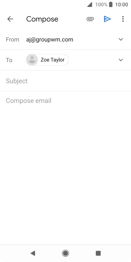 Press Subject and key in the required subject.