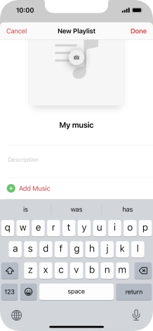 Press Add Music.