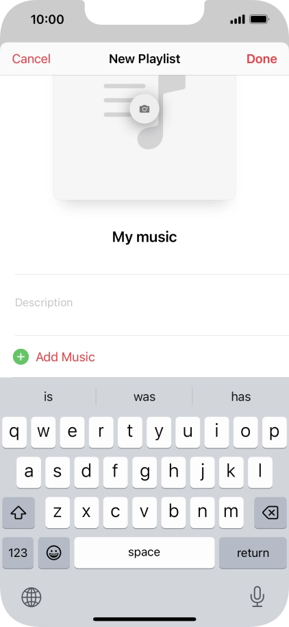 Press Add Music.