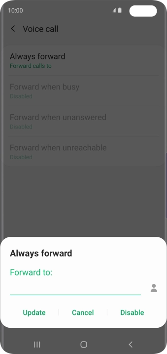 Press Disable.