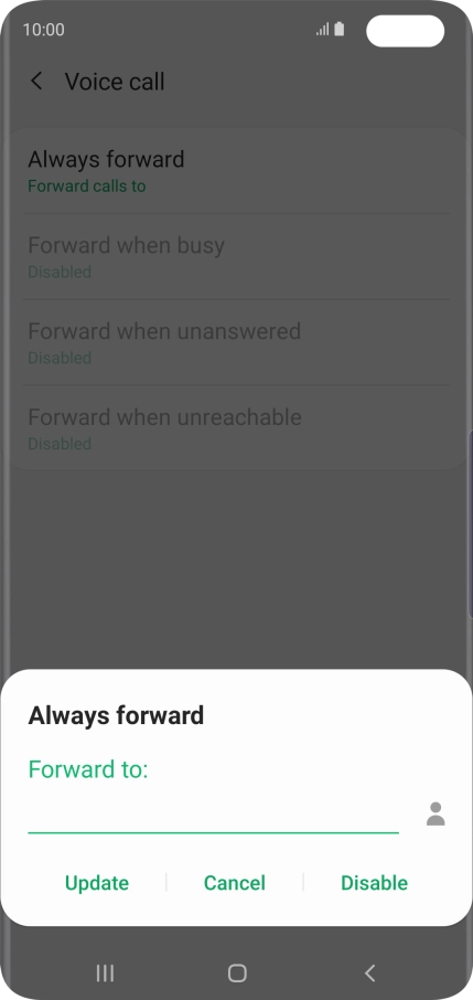 Press Disable.