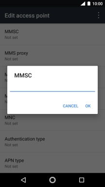 Key in http://www.vodafone.ie/mms and press OK.