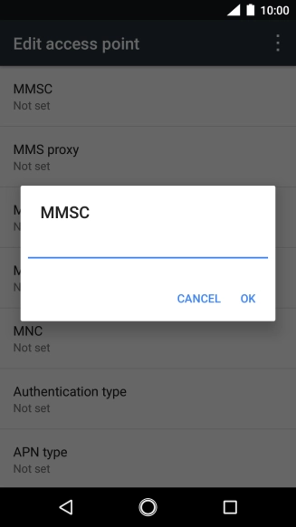 Key in http://www.vodafone.ie/mms and press OK.