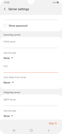 Press the drop down list below 