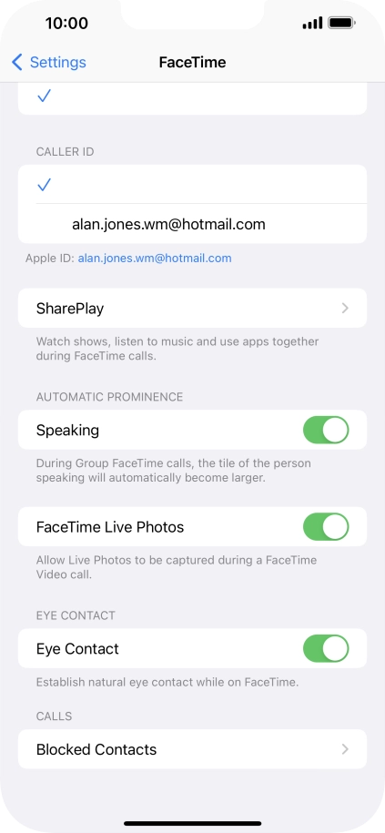 Press SharePlay.