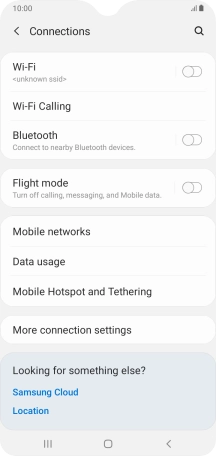 Press Mobile networks.