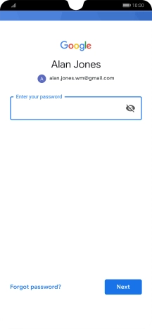 Press the field below 