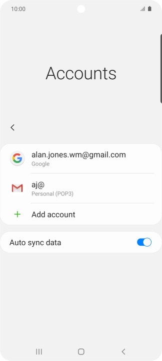 Press the Home key to return to the home screen.