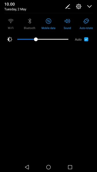 Press the sound mode icon the necessary number of times to turn silent mode on or off.