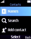 Select Names.