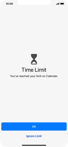 Press Ignore Limit.