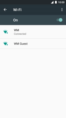 Press the Home key to return to the home screen.