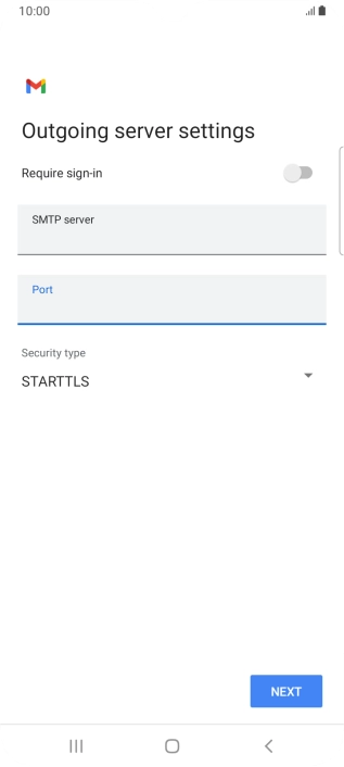 Press the drop down list below 