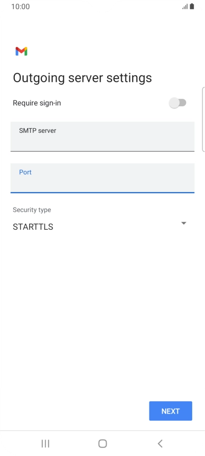 Press the drop down list below 