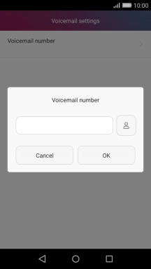 Key in (prefix) 5 (your phone number) and press OK.