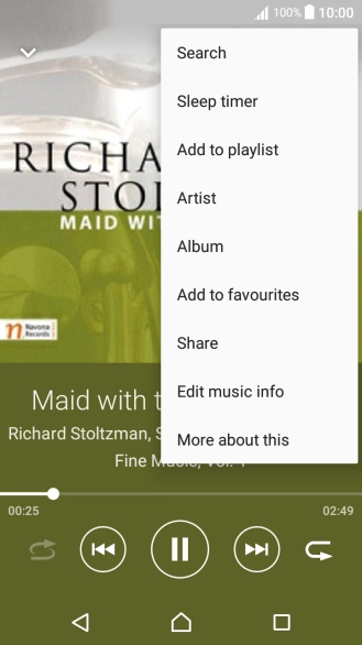 Press Add to playlist.