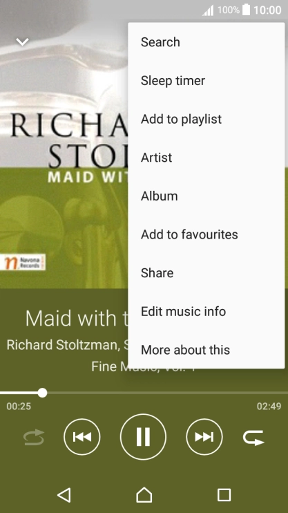 Press Add to playlist.