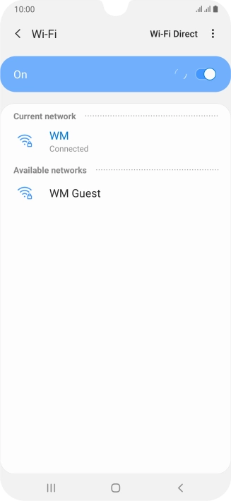 Press the Home key to return to the home screen.
