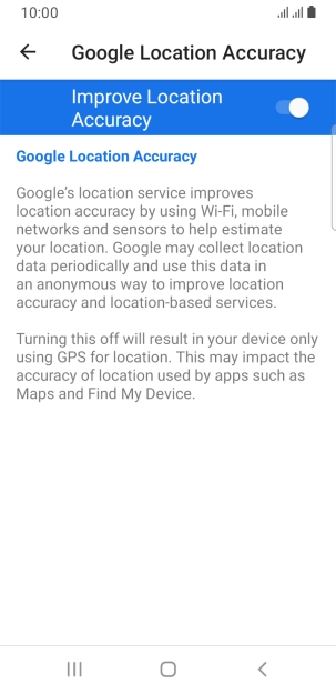 If you press the indicator next to 