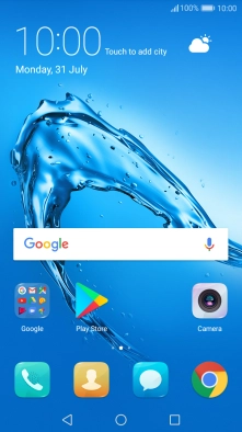 Press the Application key.