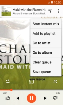 Press Add to playlist.
