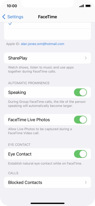 Press SharePlay.