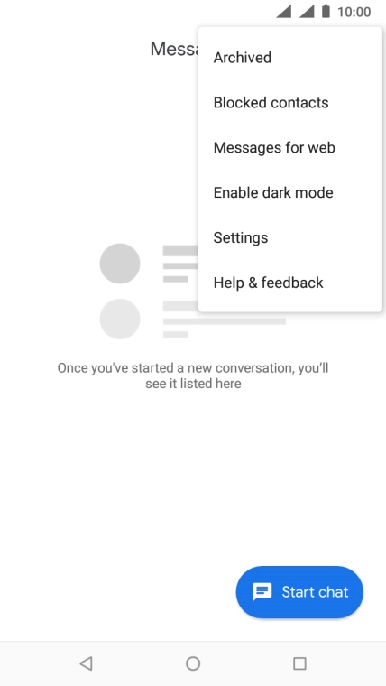 Press Settings.