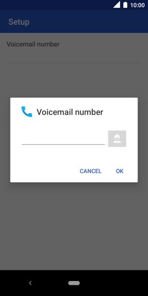 Key in (prefix) 5 (your phone number) and press OK.