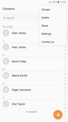 Press Settings.