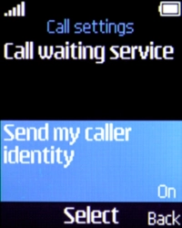 Select Send my caller identity.