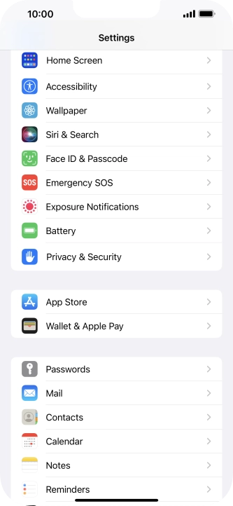 Press Home Screen.