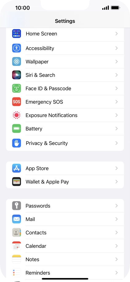 Press Home Screen.