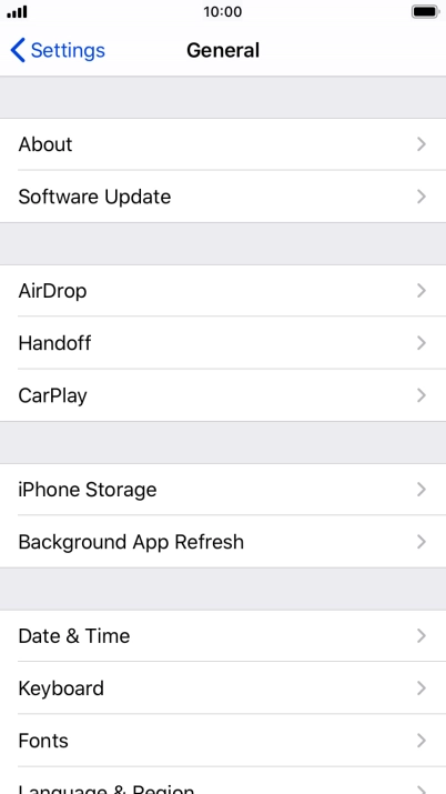 Press Background App Refresh.